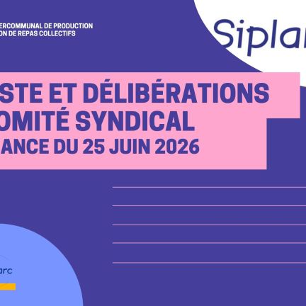 Liste &amp; Délibérations Comité Syndical séance du 25 juin 2025