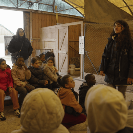 Enfants Bergerie Nationale Rambouillet