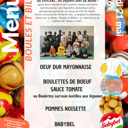 Affiche Menu du 21 Mai 2026