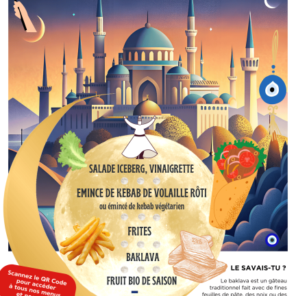 Affiche Menu Turc