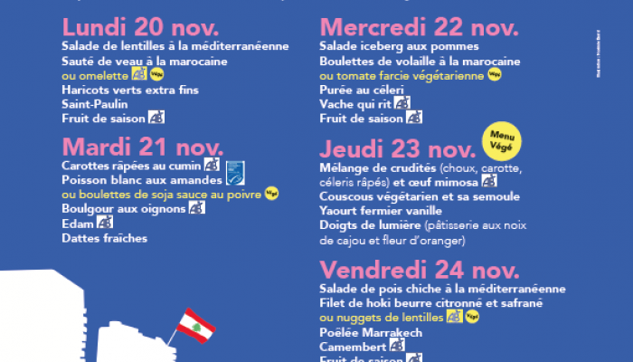 Menus Cultures Culinaires du Monde Arabe