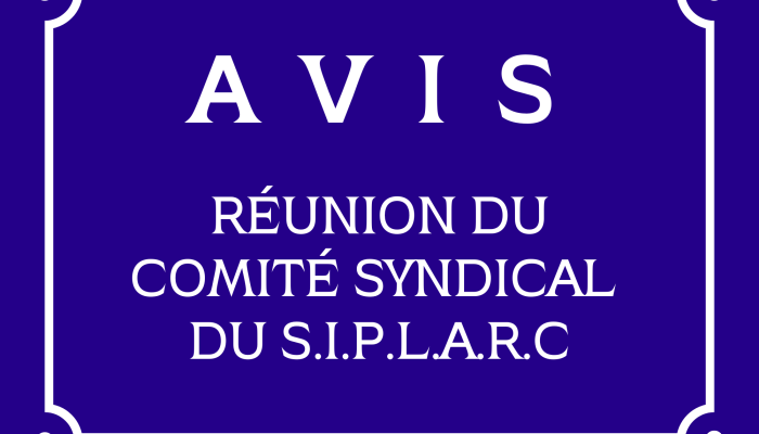 Avis Comité Syndical