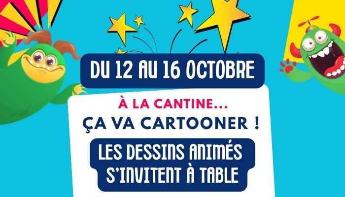 Illustration pour le menus Dessins Animés