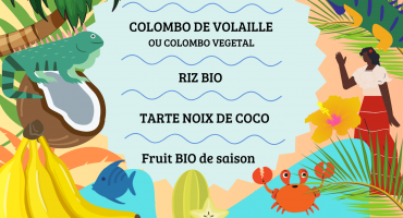 Menu Antillais du 22 Juin