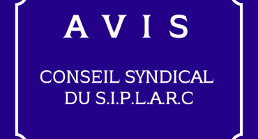 Avis Conseil Syndical Siplarc