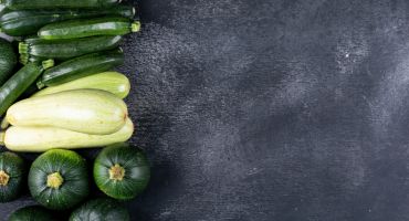 courgette blanche, verte, ronde